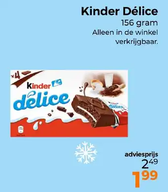 Trekpleister Kinder Délice aanbieding