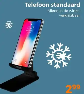 Trekpleister Telefoon standaard aanbieding