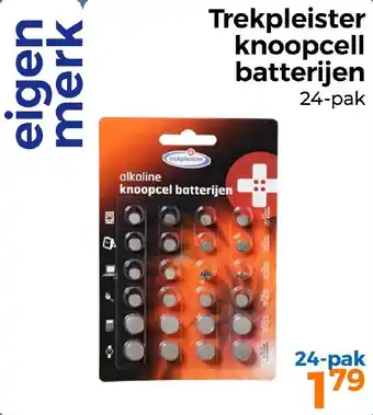 Trekpleister Trekpleister knoopcell batterijen aanbieding