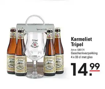 Sligro Karmeliet Tripel aanbieding