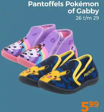 Trekpleister Pantoffels Pokémon of Gabby aanbieding