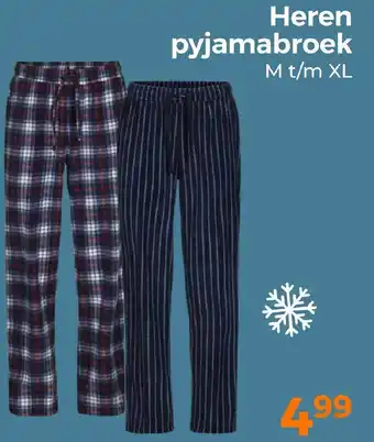 Trekpleister Heren pyjamabroek aanbieding