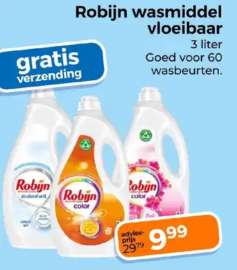 Trekpleister Robijn wasmiddel aanbieding