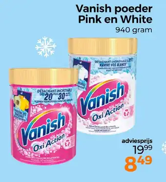 Trekpleister Vanish poeder Pink en White aanbieding