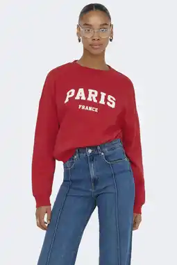 Wehkamp ONLY sweater rood aanbieding