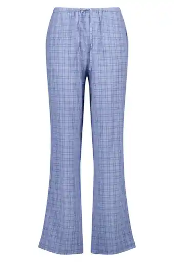 Wehkamp America Today pyjamabroek Loyce blauw aanbieding