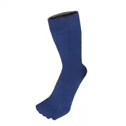 ANWB Toetoe Outdoor Mid-Calf Wollen teensokken Blauw aanbieding