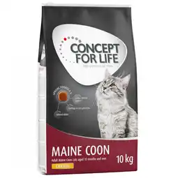 Zooplus 10kg Maine Coon Adult Concept for Life Kattenvoer aanbieding