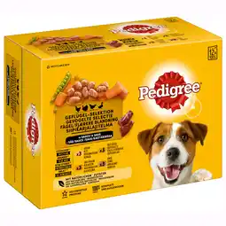 Zooplus 10 + 2 gratis! 12 x 100 g Pedigree Multipack - Gevogelte in saus (12 x 100 g) aanbieding