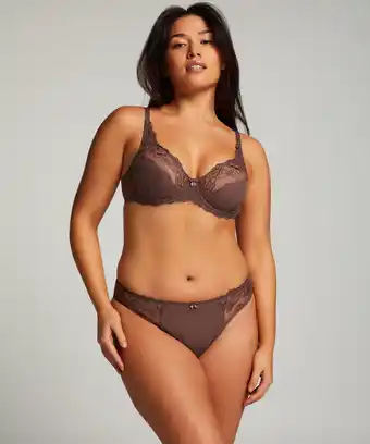 Hunkemoller Hunkemöller Slip Diva Bruin aanbieding