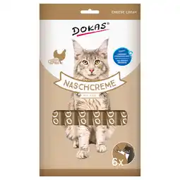 Zooplus 90g Dokas Nasch-Creme met kaas kattensnacks aanbieding