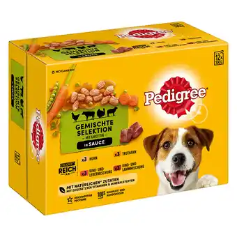 Zooplus 10 + 2 gratis! 12 x 100 g Pedigree Multipack - Mix in Saus (12 x 100 g) aanbieding