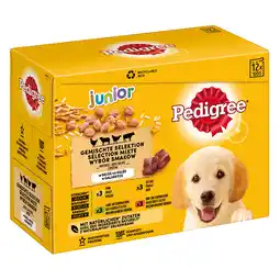 Zooplus 10 + 2 gratis! 12 x 100 g Pedigree Multipack - Junior Multipack (12 x 100 g) aanbieding