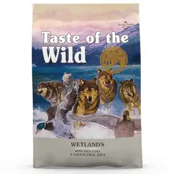 Zooplus 2 + 1 gratis! Taste of the Wild droogvoer 3 x 2 kg - Wetlands (3 x 2kg) aanbieding