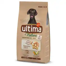 Zooplus 25% korting! 2 x Ultima honden droogvoer - Nature Medium / Maxi Kip (2 x 7 kg) aanbieding