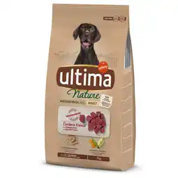 Zooplus 25% korting! 2 x Ultima honden droogvoer - Nature Medium / Maxi Lam (2 x 7 kg) aanbieding