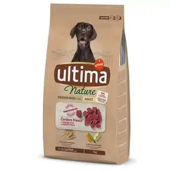 Zooplus 25% korting! 2 x Ultima honden droogvoer - Nature Medium / Maxi Lam (2 x 7 kg) aanbieding