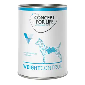 Zooplus 6 x 400 g Concept for Life Veterinary Diet voor een probeerprijs! - Weight Control aanbieding