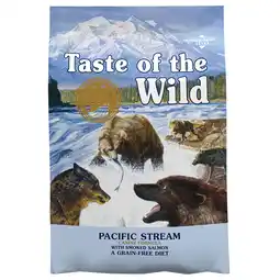 Zooplus 2 + 1 gratis! Taste of the Wild droogvoer 3 x 2 kg - Pacific Stream (3 x 2kg) aanbieding