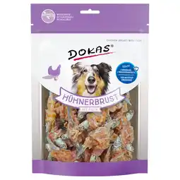 Zooplus 220g Kauwsnack Kippenborst met Vis Dokas Hondensnacks aanbieding