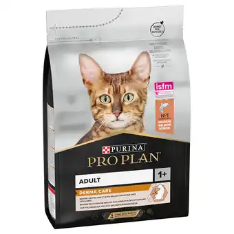 Zooplus 25% korting! 2 x Purina Pro Plan droogvoer voor katten - Adult Derma Care rijk aan Zalm 2 x 3 kg) aanbieding