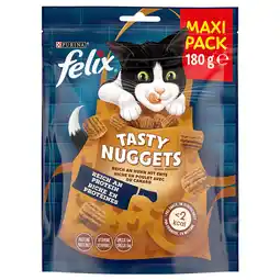 Zooplus 3 + 1 gratis! Felix Snacks - Tasty Nuggets Kip en Eend (4 x 180 g) aanbieding