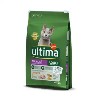 Zooplus 20% korting! 2 x 1,5 kg / 2 x 3 kg Ultima - Sterilized Kip & Gerst 2 x 3 kg aanbieding