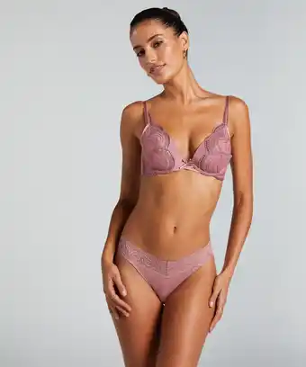 Hunkemoller Hunkemöller String Sunny Roze aanbieding