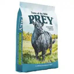 Zooplus 11,4kg Prey Angus Rund Taste of the Wild Hondenvoer aanbieding