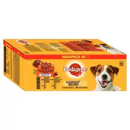 Zooplus 30 + 10 Gratis! Pedigree natvoer 40 x 100 g - 40 x 100 g (4 Variëteiten in Gelei) aanbieding