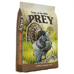 Zooplus 11,4kg Prey Kalkoen Taste of the Wild Hondenvoer aanbieding