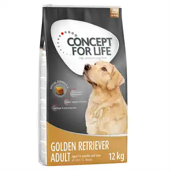 Zooplus Concept for Life Hondenvoer 10 + 2 kg gratis! - Golden Retriever aanbieding