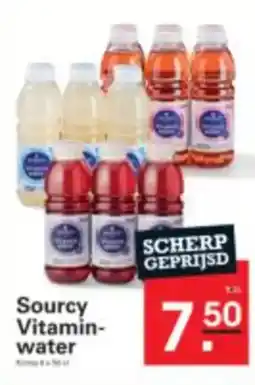 Sligro Sourcy vitamin water aanbieding