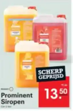 Sligro Prominent Siropen aanbieding