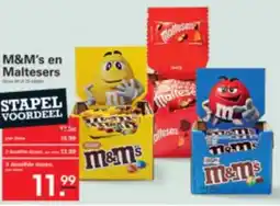 Sligro M&M's en Maltesers aanbieding