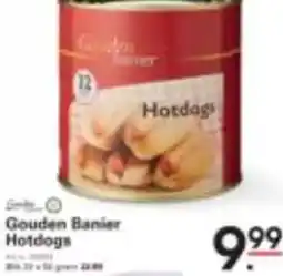 Sligro Gouden Banier Hotdogs aanbieding