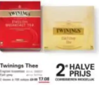 Sligro Twinings Thee aanbieding