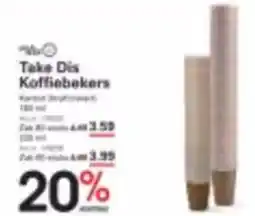 Sligro Take Dis Koffiebekers aanbieding