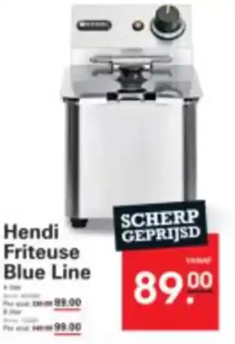 Sligro Hendi Friteuse Blue Line aanbieding