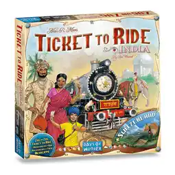 Bol.com Days of Wonder - Ticket to Ride India & Zwitserland - Uitbreiding - Bordspel aanbieding