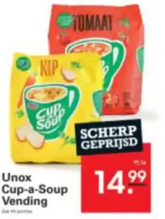 Sligro Unox cup a soup vending aanbieding