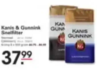 Sligro Kanis & gunnink snelfilter aanbieding