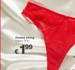 Kik Dames string aanbieding