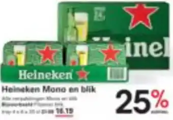 Sligro Heineken Mona en blik aanbieding