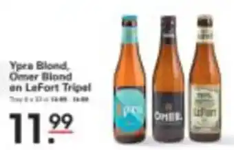 Sligro Ypra Blond, Omer Blond an LeFort Tripel aanbieding