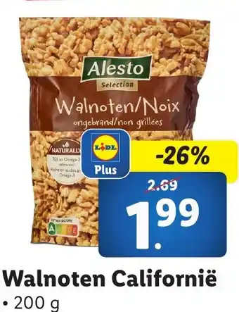 Lidl Walnoten Californië aanbieding