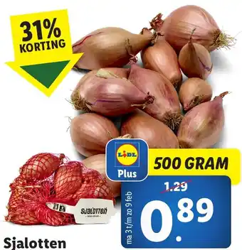 Lidl Sjalotten aanbieding