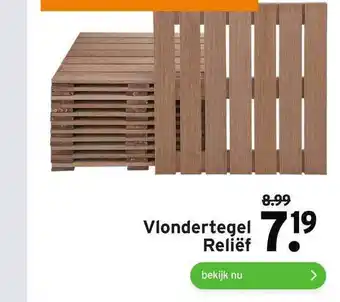 GAMMA Vlondertegel reliëf aanbieding