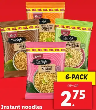 Lidl Instant noodles aanbieding