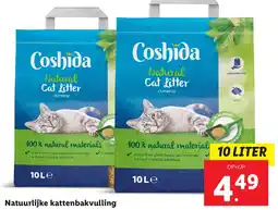 Lidl Natuurlijke kattenbakvulling aanbieding